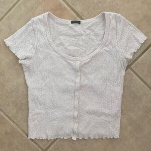 Brandy Melville Button-Up Blouse